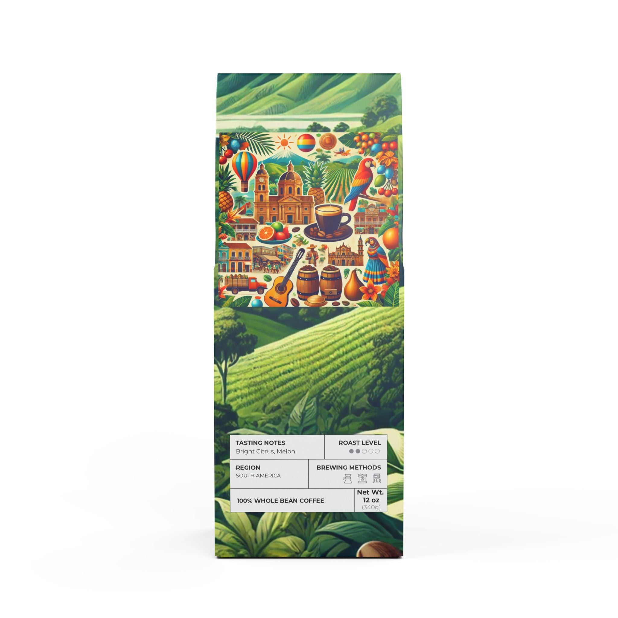 "Your World Life" Colombia Single Origin Coffee – Light-Medium Roast | Crisp, Bright & Smooth